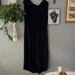 Alternative Apparel Cotton Dress high slit
